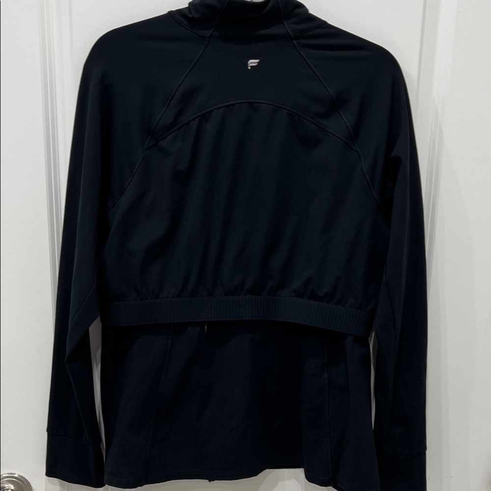 Fabletics Midnight Black Bomber Jacket - image 5